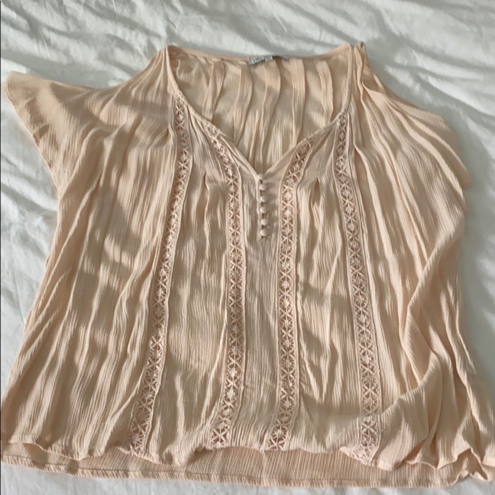 Blush pink shirt
